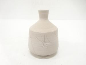 加藤釥造　蝶文　花入